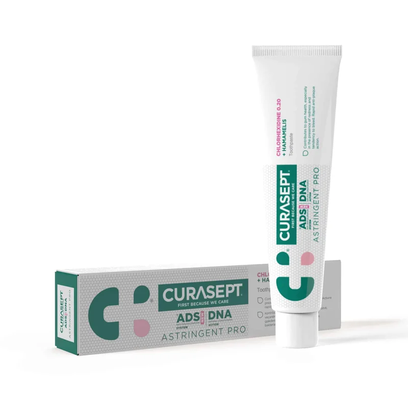 Curasept Astringent Pro — паста для щоденного догляду за яснами
