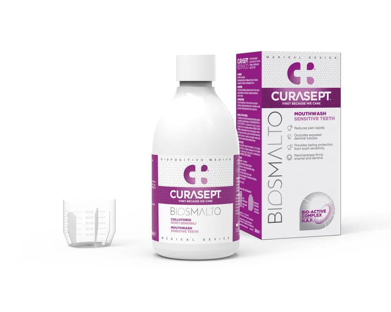 Curasept Sensitive Teeth — ополіскувач для чутливих зубів