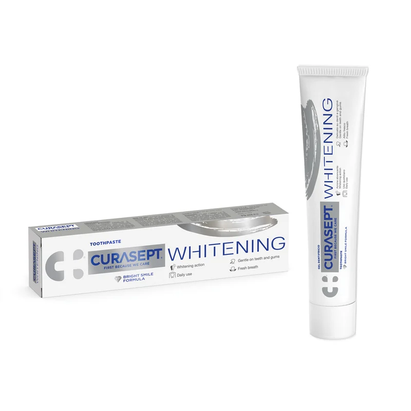 Curasept Whitening — зубна паста для щоденного догляду з увагою до кольору зубів