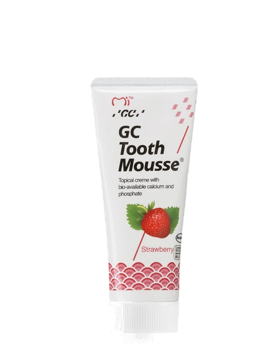 GC Tooth Mousse 35 мл полуниця — крем на основі CPP-ACP